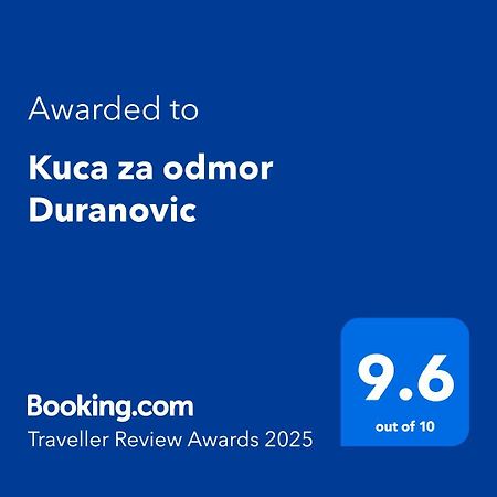 Kuca Za Odmor Duranovic Appartement Kladovo Buitenkant foto